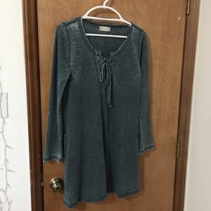 Long sleeve T-shirt dress